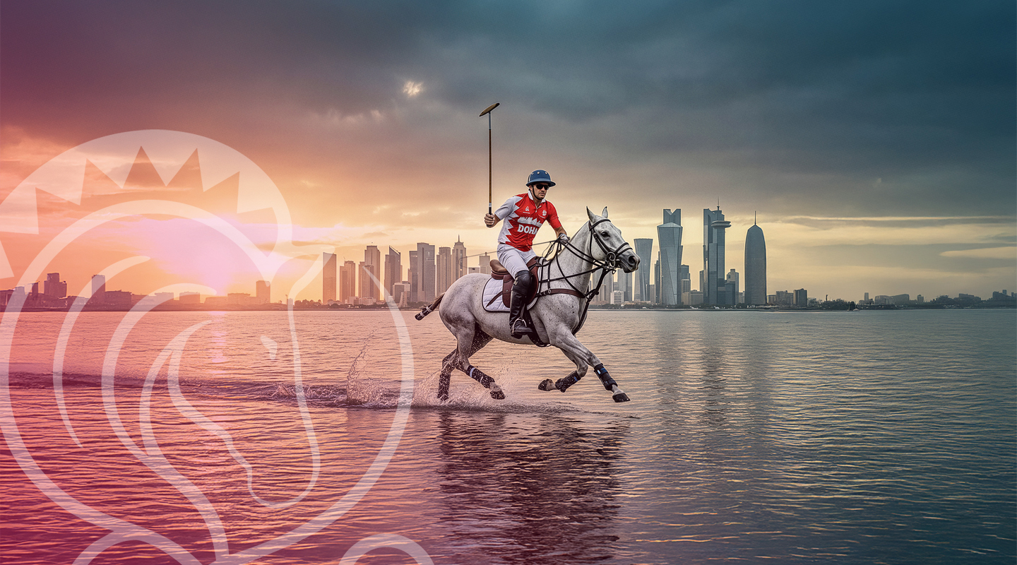 polo almarsa banner with logo